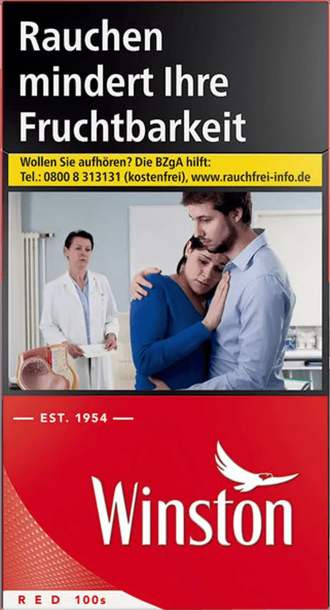 Winston Red Longs BP XXL Packung von vorne