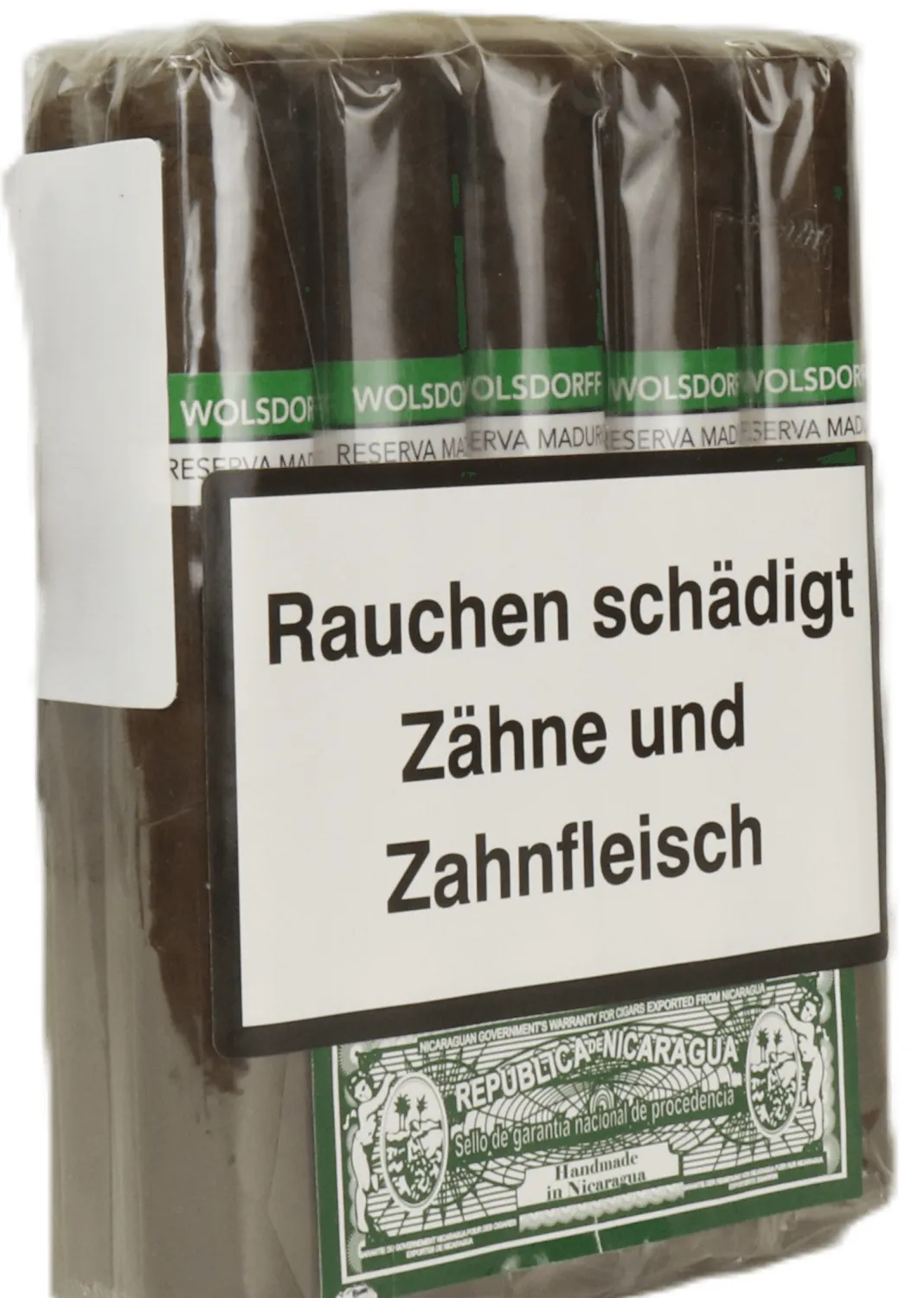 WOLSDORFF Reserva Nicaragua Maduro Bundle Robusto seitlich