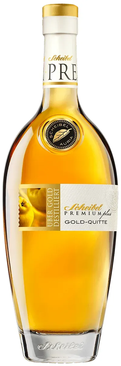 Emil Scheibel Goldquitte Flasche Vorderseite