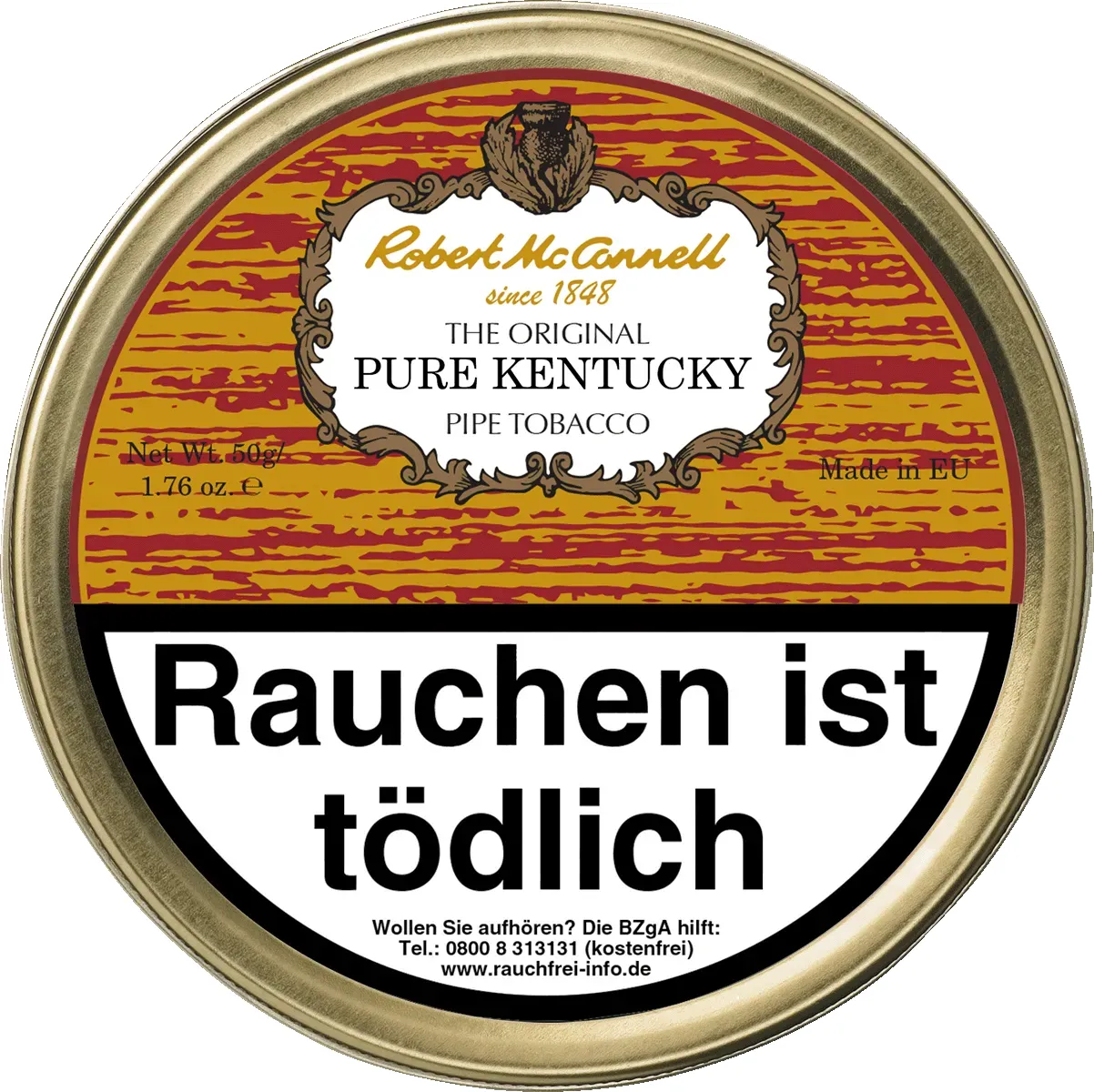Robert McConnell Pure Kentucky Dose Deckel von oben