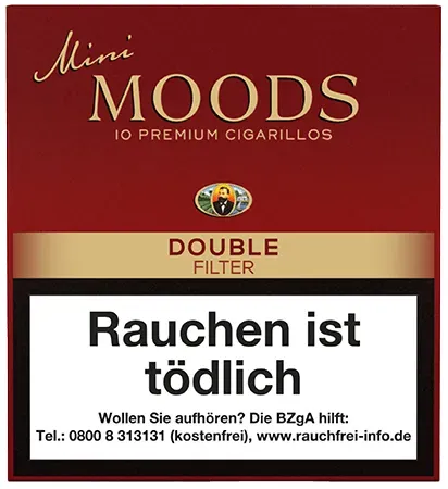 Moods Double Filter Schachtel Vorderseite
