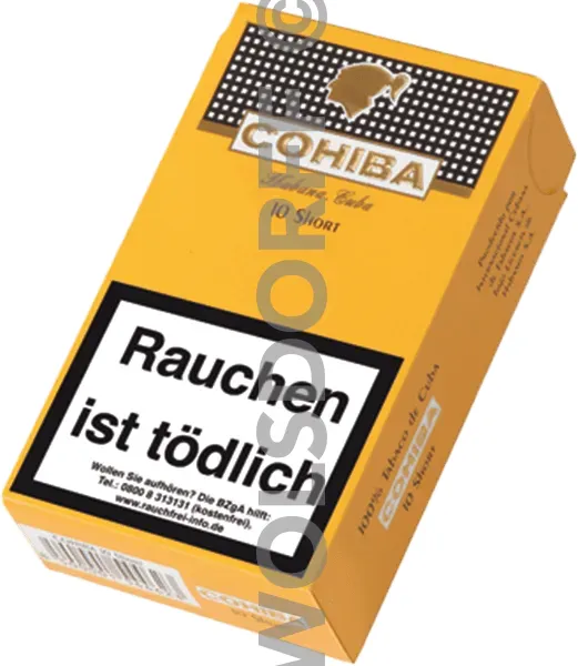 Cohiba Shorts Schachtel geschlossen