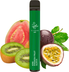 Elf Bar 600 Kiwi Passion Fruit Guava ohne Nikotin E-Shisha