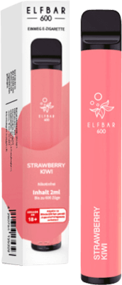 Elf Bar 600 Strawberry Kiwi ohne Nikotin E-Shisha