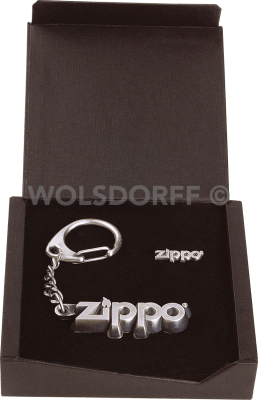 Zippo 1703004 Schlüsselanhänger und Anstecknadel Set