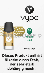 Vype ePod Caps vPro Chilled Mint 2er Vype ePod Caps vPro Chilled Mint 2er