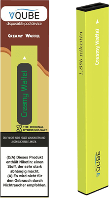 VQube E-Shisha 2 Go "Creamy Waffel"