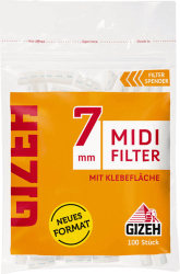 GIZEH Midi Filter 7mm 100 Stück