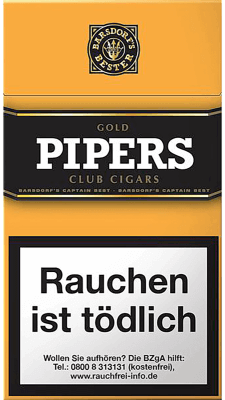 Pipers Little Cigars Gold (10 x 10)