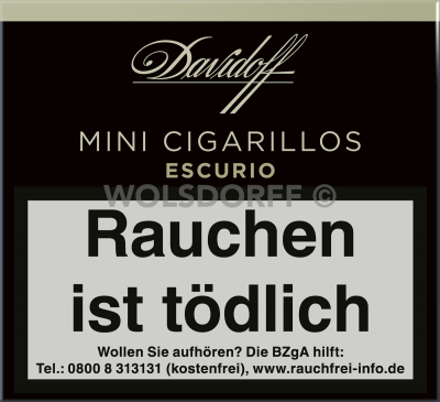Davidoff Mini Cigarillo Escurio