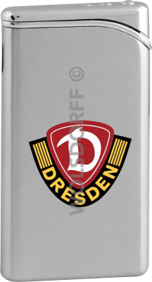 Feuerzeug Tempo chrom Dynamo Dresden Vereinslogo