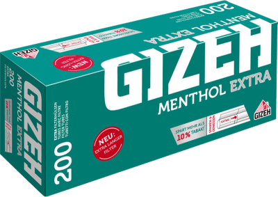 Gizeh Menthol Extra Hülsen 200er