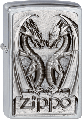 Zippo 2002728 #200 Twins Dragon Heart Emblem