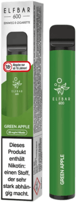 Elfbar 600 Green Apple E-Shisha