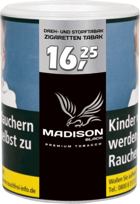 Madison Black Zware Shag Dose 120 g