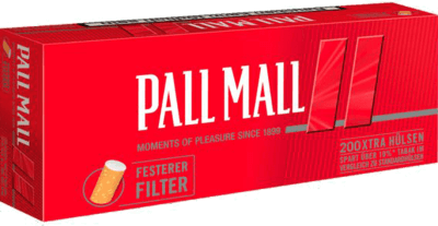 Pall Mall Red Xtra Hülsen 5 x 200er