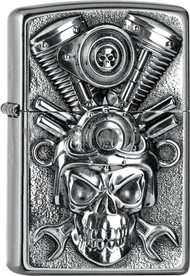 Zippo 2005716 #207 V2 Engine Skull