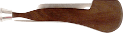 Pfeifenmesser Holz Pfeifenform 491111