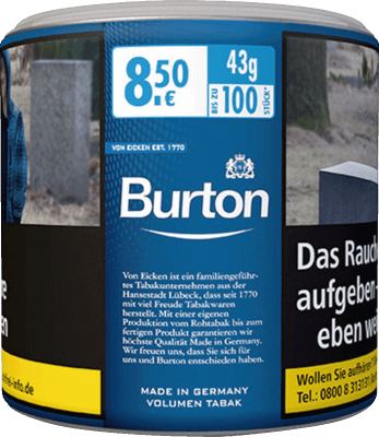 Burton Volumentabak Fine Blue Dose 43 g