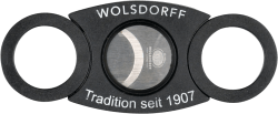 WOLSDORFF Zigarrenabschneider Kunststoff schwarz 22mm