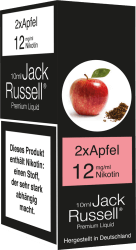 Jack Russell Liquid 2 x Apfel 12mg MHD 15.03.2025