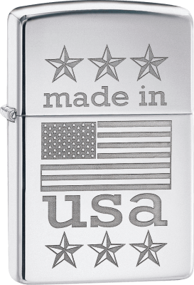Zippo 60003266 #29430 Made in USA Flag
