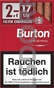 Burton Original Naturdeckblatt L Filter Zigarillo (10x17)
