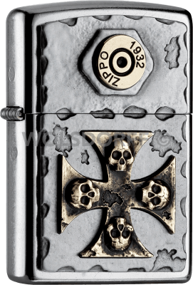 Zippo 2004746 #207 Skull Cross