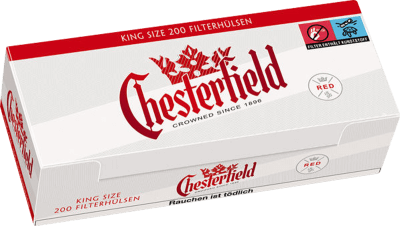 Chesterfield Red Hülsen 5 x 200er