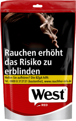 West Red Volume Tobacco Beutel 85 g