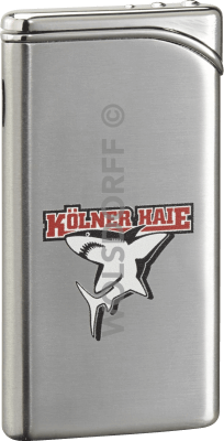 Feuerzeug Tempo chrom matt Kölner Haie