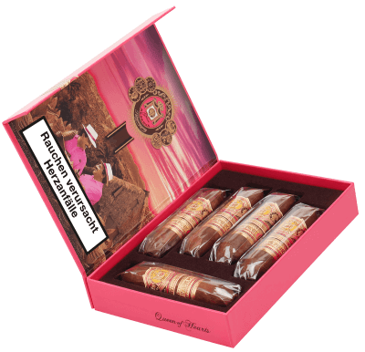 Arturo Fuente Rare Pink Vintage 1960's Series Queen of Hearts