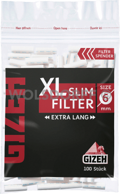 Gizeh Black XL Slim Filter