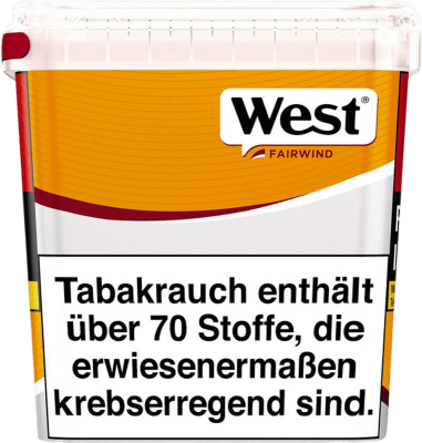 West Yellow Volume Tobacco Box 265 g