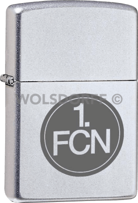 Zippo Chrom satin 1. FC Nürnberg