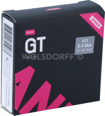 Vaporesso GT2 Coil Heads 0,4 Ohm 3 Stück pro Packung