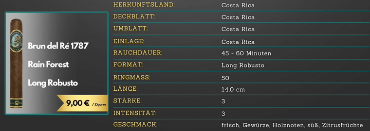 Brun-del-Re-1787-Rain-Forest-Long-Robusto