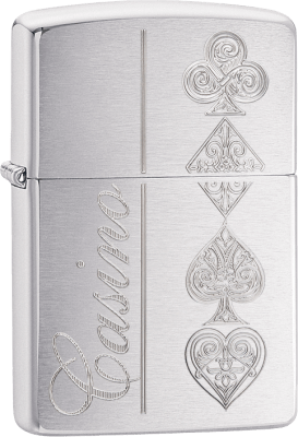Zippo 60003355 #200 Poker Card Suits
