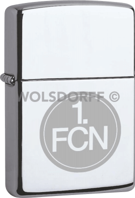 Zippo Chrom poliert 1 .FC Nürnberg