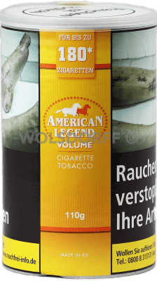 American Legend Volumentabak 110 g