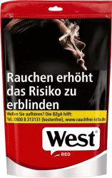 West Red Volume Tobacco Beutel 155 g