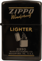 Zippo 2003861 Ebony gelasert Zippo Windproof