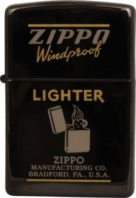 Zippo 2003861 Ebony gelasert Zippo Windproof