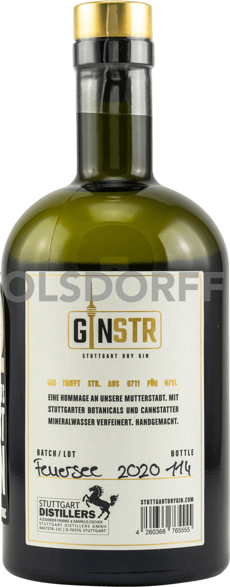 GINSTR Stuttgart Dry Gin 41,00 € für