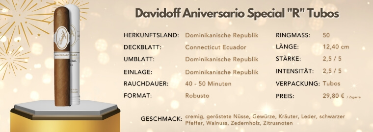 Davidoff Aniversario Special "R" Tubos