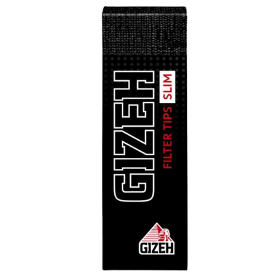 GIZEH Black Filter Tips Slim 35 Blatt