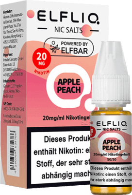 Elfbar Elfliq Apple Peach Liquid