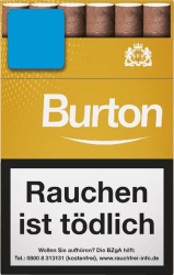 Burton Gold Naturdeckblatt L Filter Cigarillos (10 x 17)