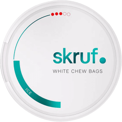 Skruf Ice White Chew Bags 3 Skruf Ice White Chew Bags 3