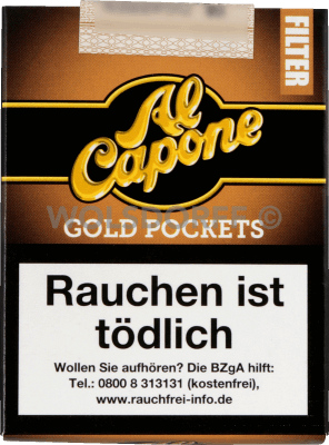 Al Capone Pockets Gold Filter 10er